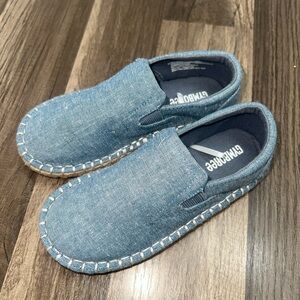 Gymboree Girls Blue Canvas Slip On Shoes Size 11